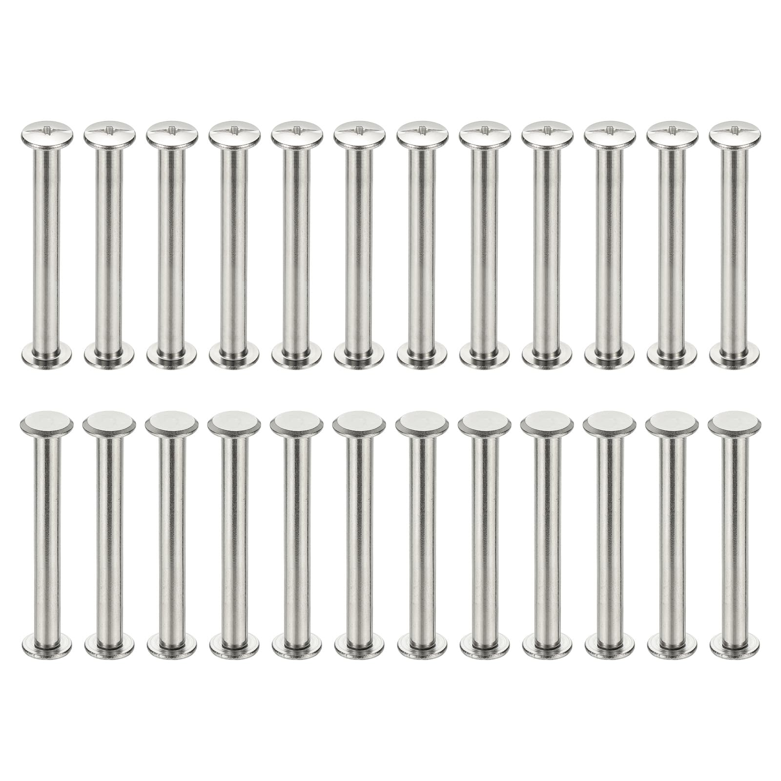 PATIKIL 24 Sets Chicago Screws