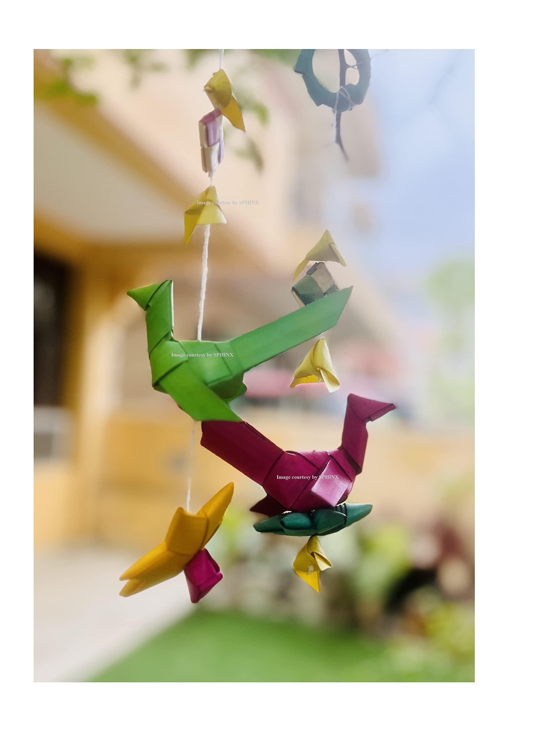 SPHINX Handmade Palm Leaf Parrots Hangings, Palm Leaf Lotus Hangings, Eco-Friendly Organic Decorations for Main Entrance Pooja Room (Color as per Stock) - (10 Pieces, Small) (B0C6FG7TYR) Amazon Price History, Amazon Price Tracker
