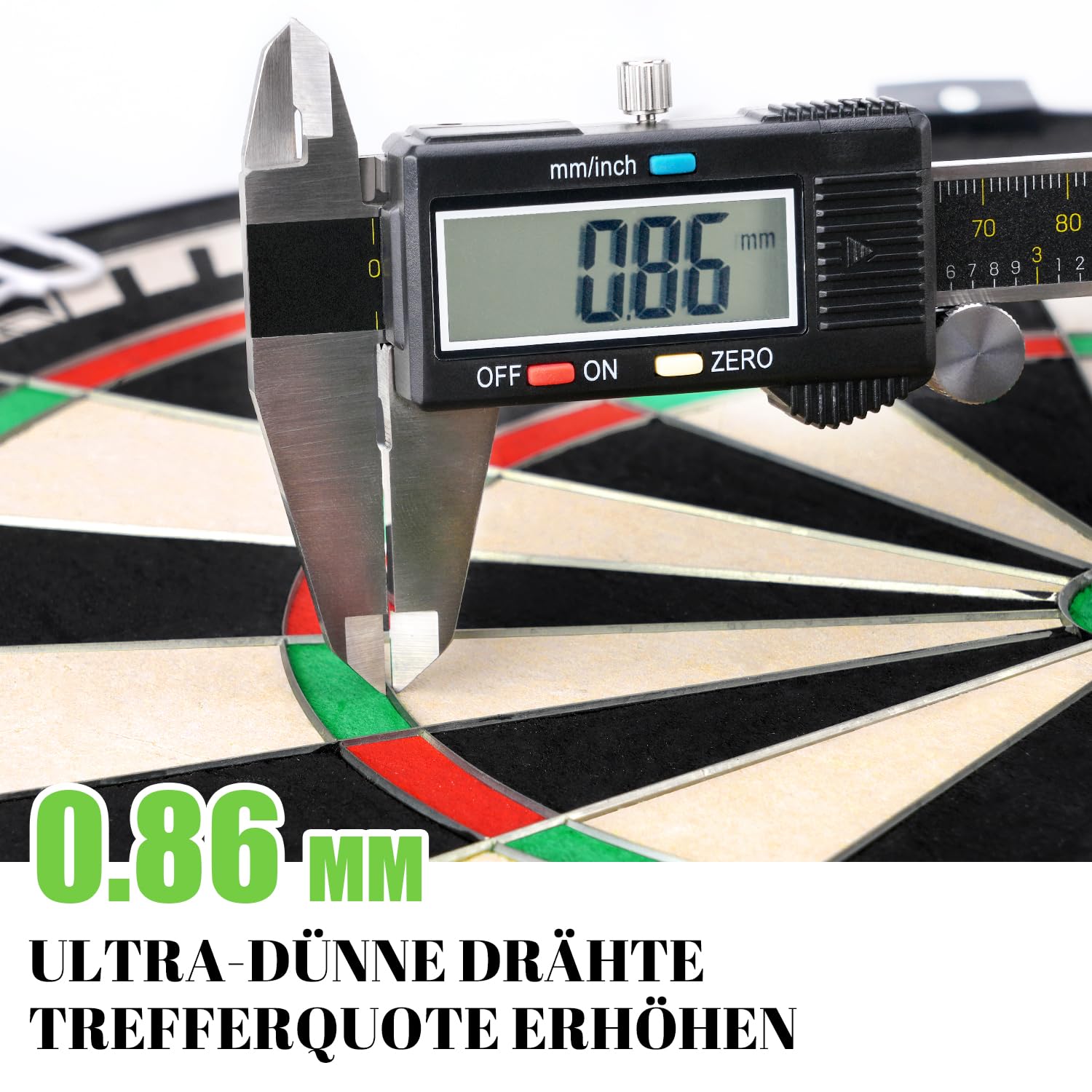 Dartscheibe Kork Offizielles mit Pfeilen Turniermaß Bristle Dart Scheibe Dartboard Steeldartscheibe Steeldart Dartscheiben Set 6 Dartpfeile Metallspitze,12 Flights