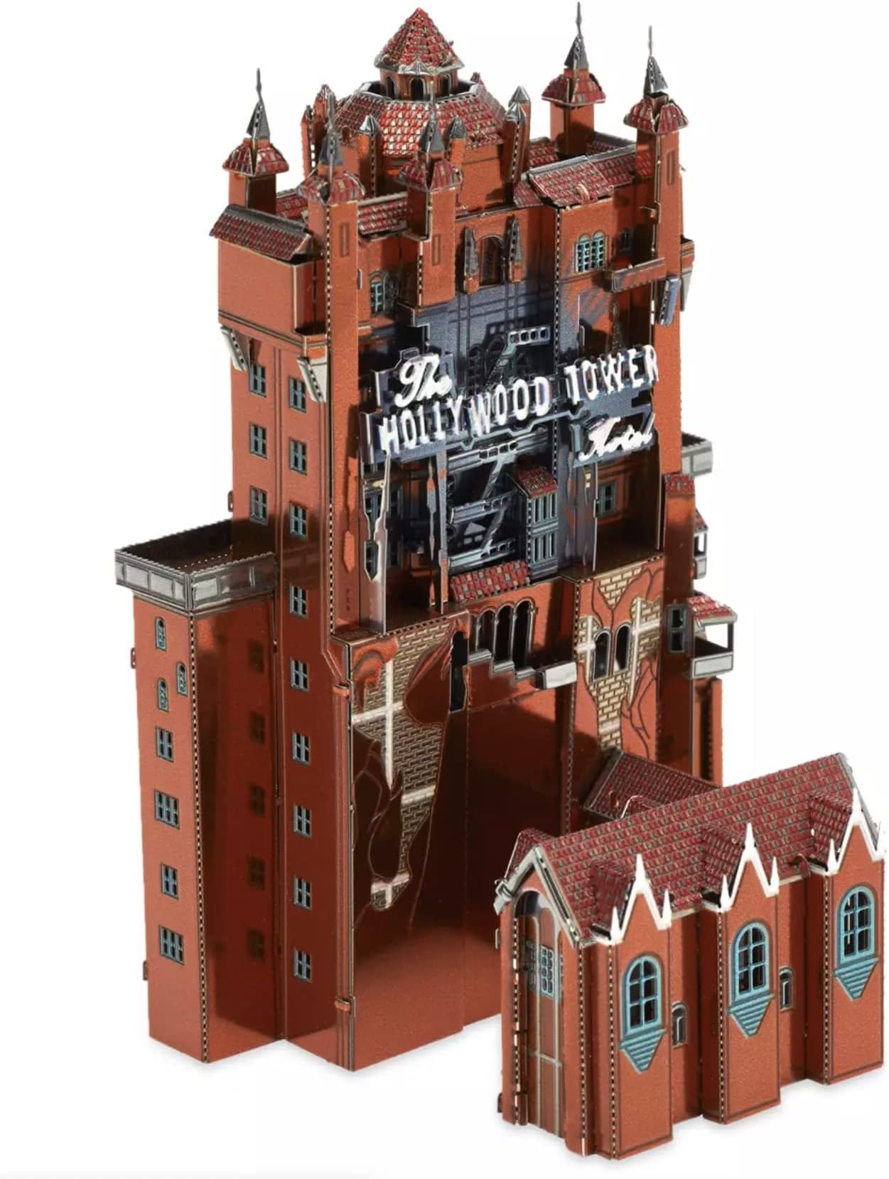Theme Parks Disney Parks Hollywood Tower of Terror Hotel Metal Earth 3D Model Kit