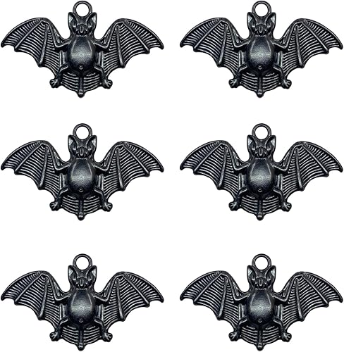 Miniatura 9 de ZILucky Juego de 12 ganchos para cortina de ducha con diseño de murciélagos, suministros de fiesta de Halloween, decoración de casa encantada, acero