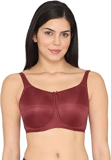 Zivame True Curv Padded Non Wired Full Coverage Minimiser Polyamide Polyester Elastane Bra - Red Price In India