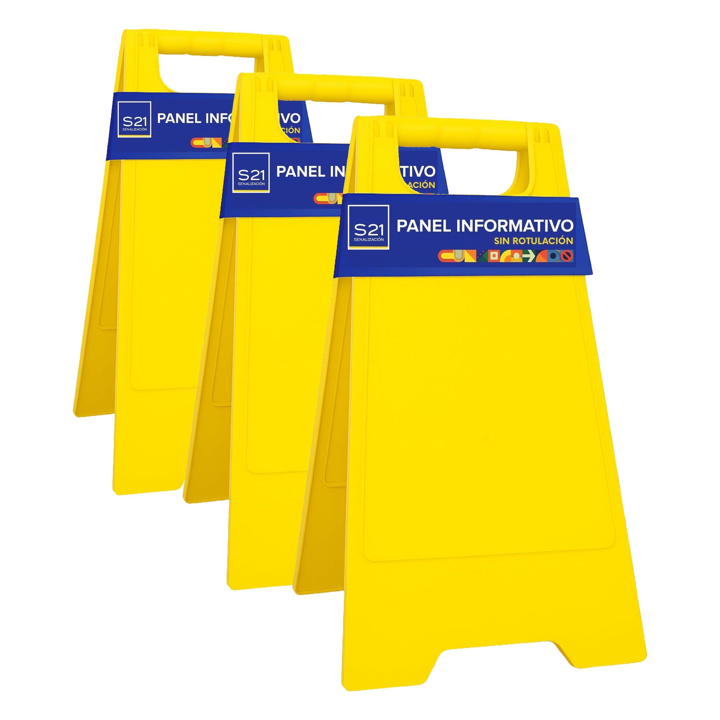 AC-003 – Panneau de signalisation chevalet Multicolore (Lot de 3)