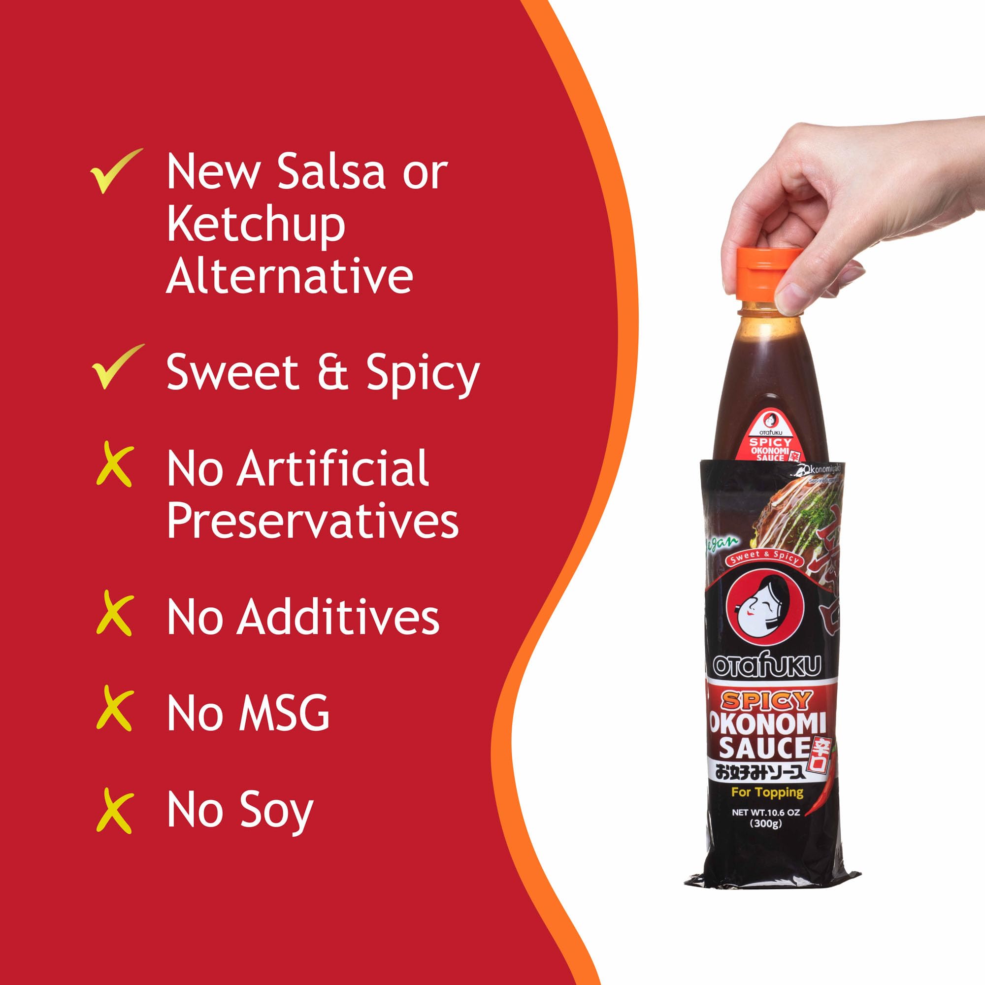 Amazon.com : Otafuku Sweet & Spicy Okonomi Sauce, 10.6 OZ (300g