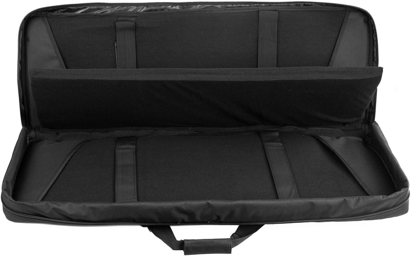 Double Rifle Bag Firearm Transportation Long rifle Case Outdoor GUN Cases Water Dust Resistant Gun Bag for Tactical, Hunting, training, CS,Available Length in 32",38",42",48"