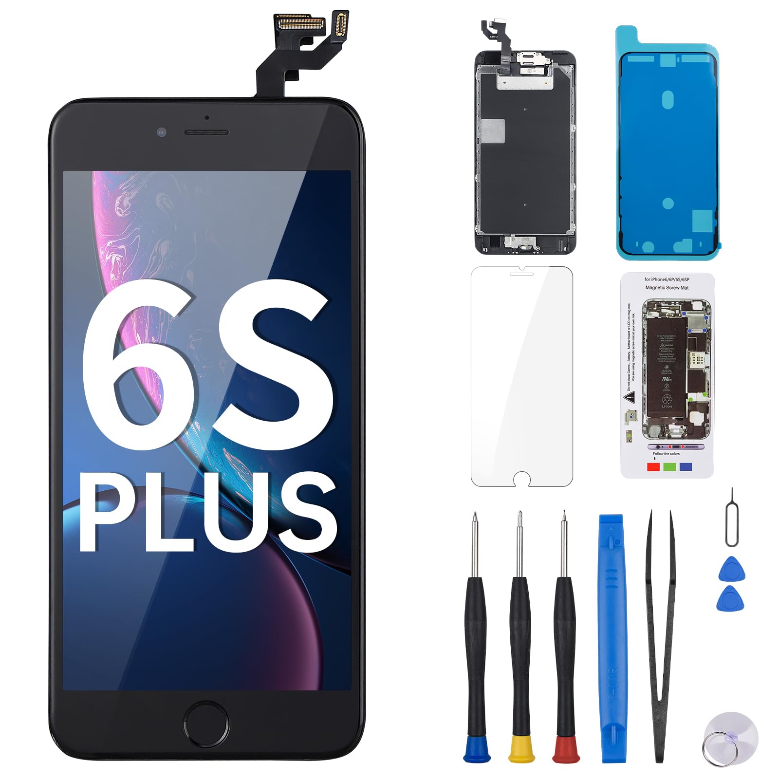 Amazon.com: Risidamoy for iPhone 6S Plus Screen Replacement with