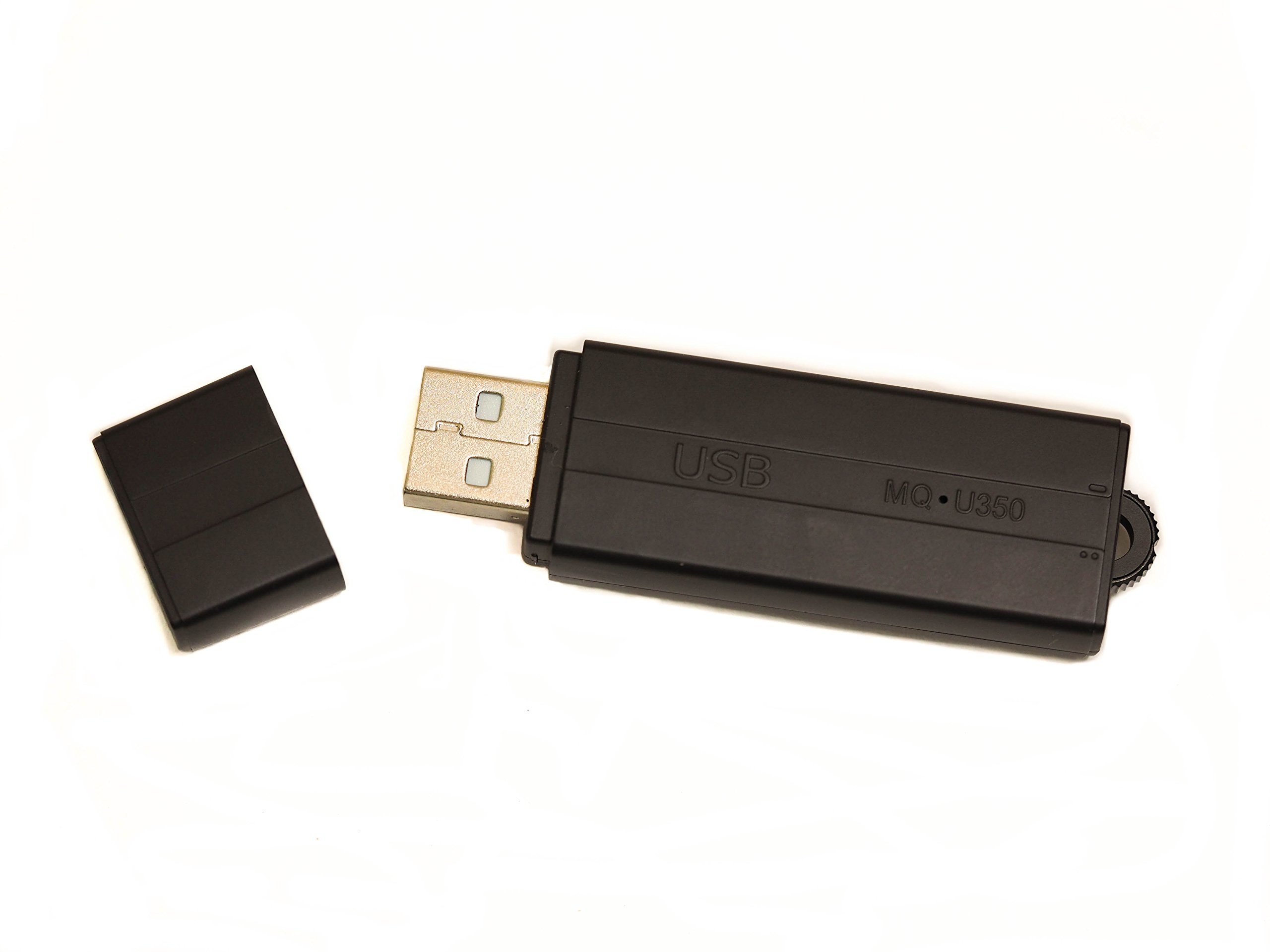 U350plus DE Diktiergerät Wanze als USB-Stick mit Geräuschaktivierung oder Daueraufnahme. Erweiterte Funktionen, anthrazit, 8GB