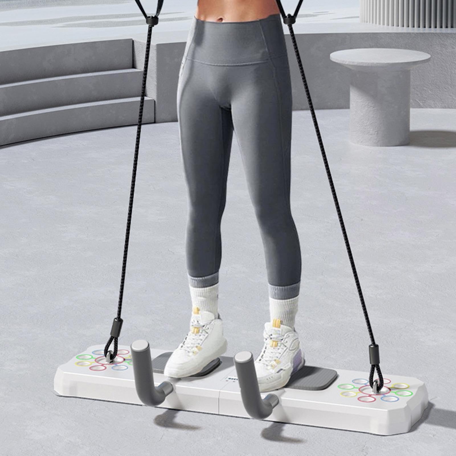Trainingsberatung zu Hause – Multifunktionales Liegestützbrett mit Timer, multifunktionales rutschfestes Liegestützbrett für Heimübungen, Fitness und Krafttraining