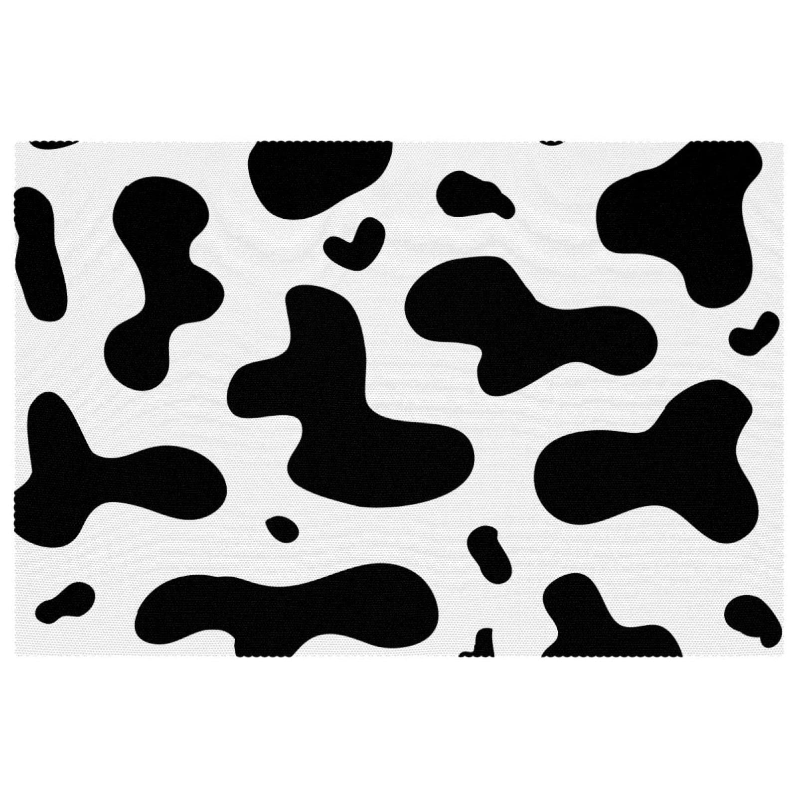 Set de table vache de qualité supérieure résistant à la chaleur pour table en bois