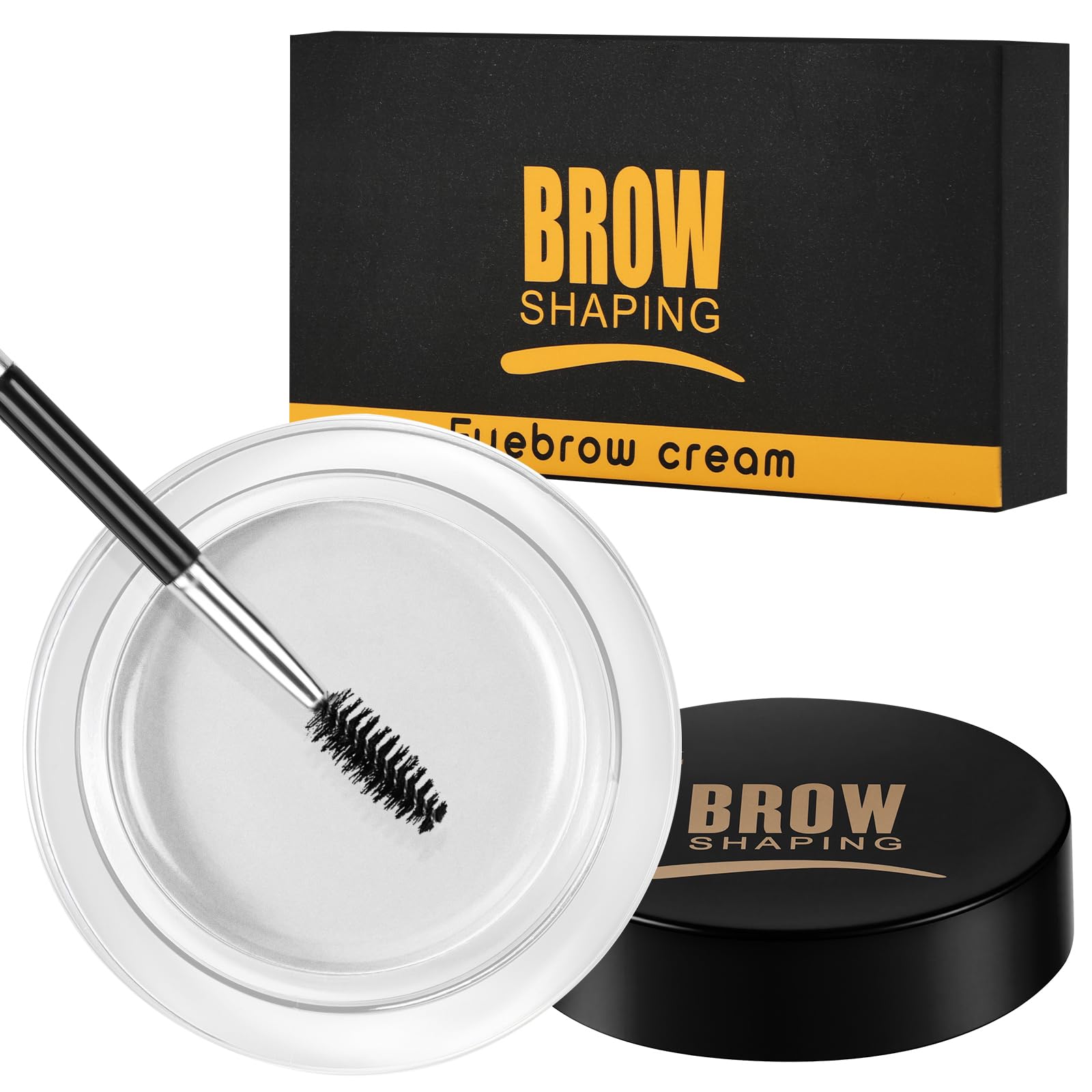 LOPHE Gel Fijadora de Cejas, Crema de Cejas 4,5g, Pomada de Ceja de Larga Duración con Cepillo, Eyebrow Gel para Maquillaje con Efecto Laminado Instantáneo,Pegamento de Ceja Sin Residuos Marrón Oscuro — view 15