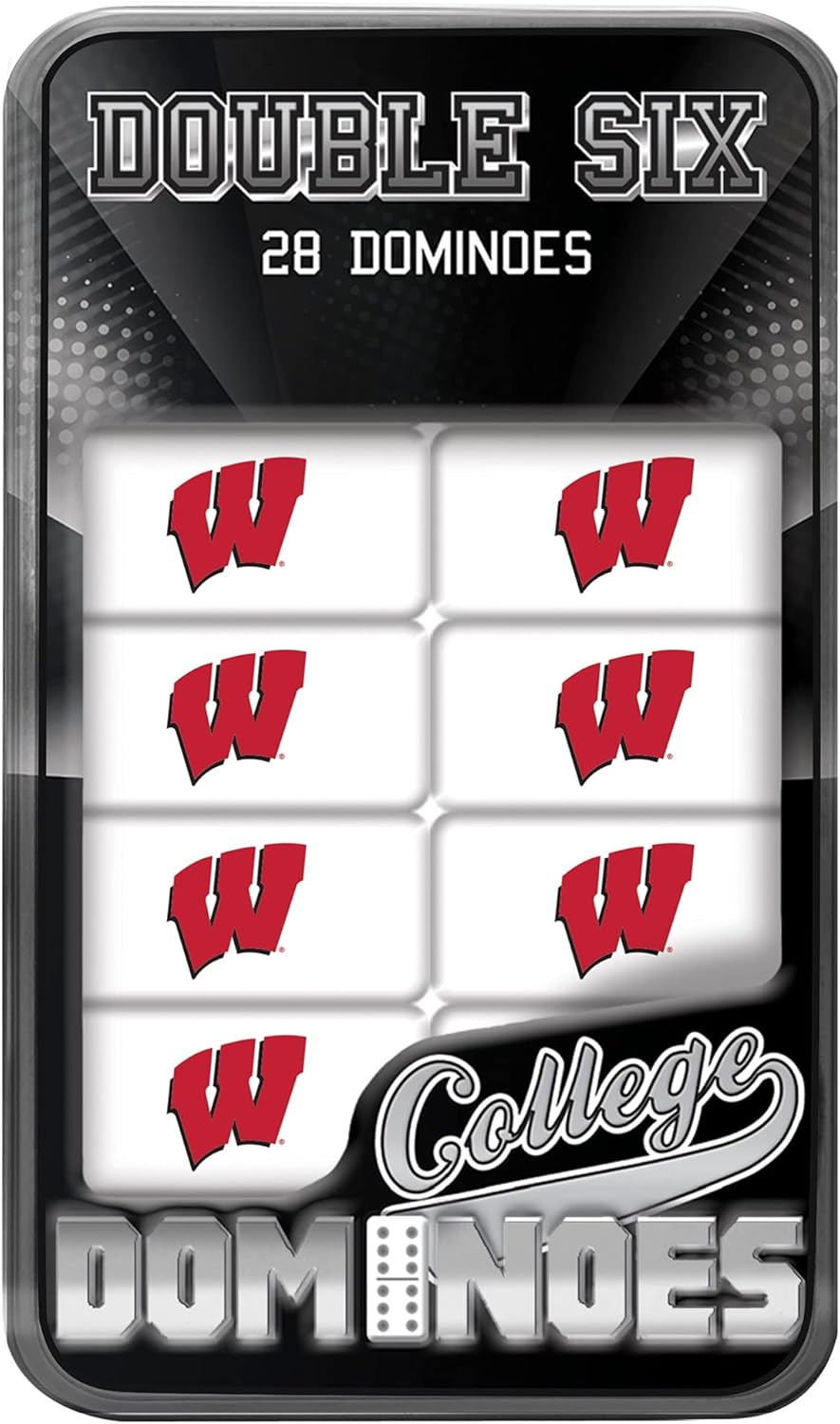 MasterPieces Game Day - NCAA Montana Grizzlies - 28 Piece Team Logo Double Six Domino Set : Toys & Games