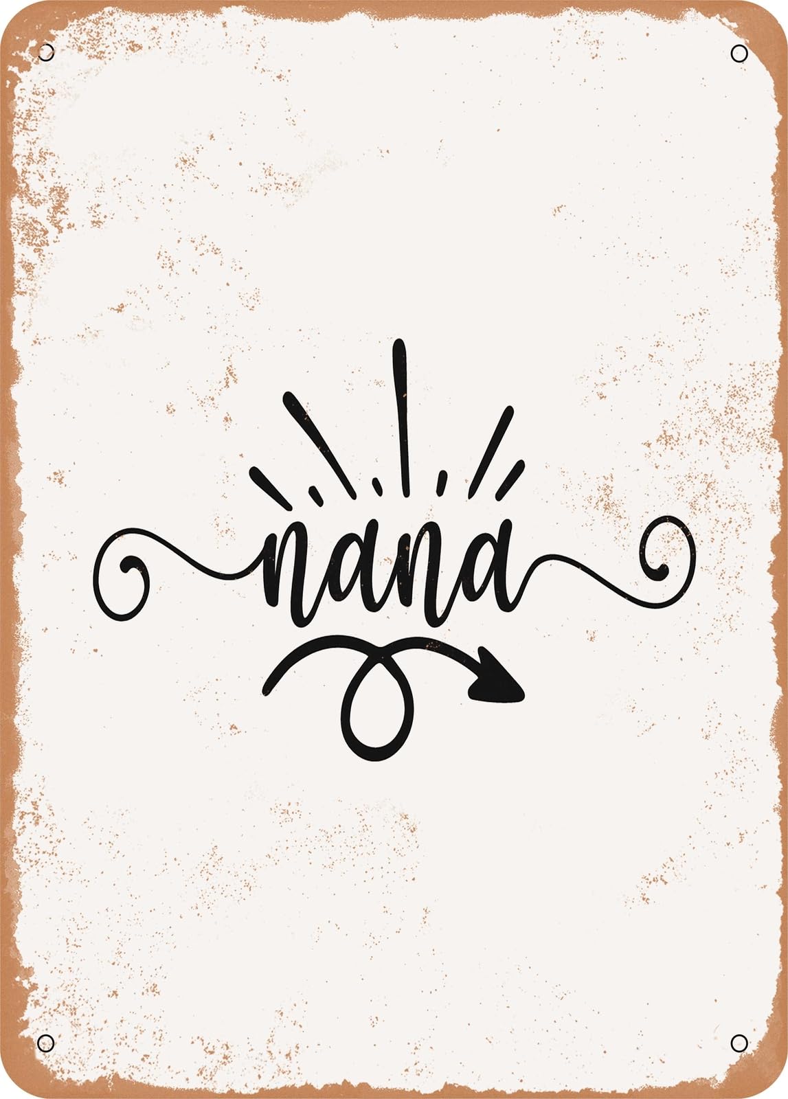 Metal Sign - Nana - 2 - Vintage Look home decor