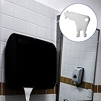 Vista 4 de 15 llaves dispensadoras de toallas de papel, dispensador de papel higiénico de metal, llave dispensadora de papel higiénico práctica compatible
