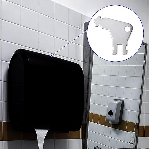 Miniatura 4 de 15 llaves dispensadoras de toallas de papel, dispensador de papel higiénico de metal, llave dispensadora de papel higiénico práctica compatible con