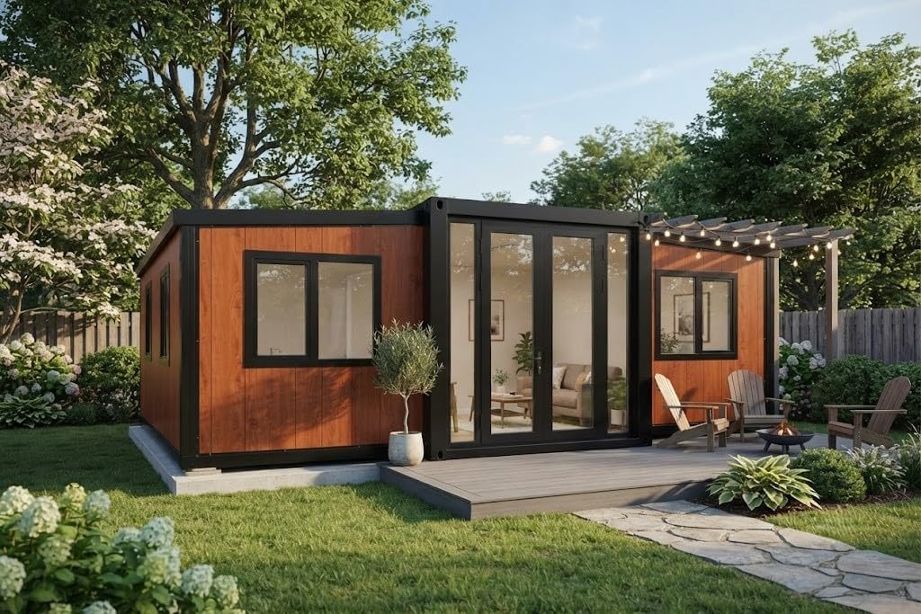 Expandable Modular Steel House Frame – Foldable Prefab Structural Skeleton DIY Kit | Customizable Metal Shell for Backyard Office, Workshop & Storage — Zaynora Luxury Marketplace