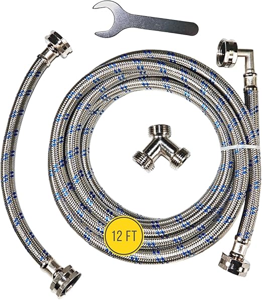 LONG Steam Dryer Hose Install Kit (12 FT) OCTAGON