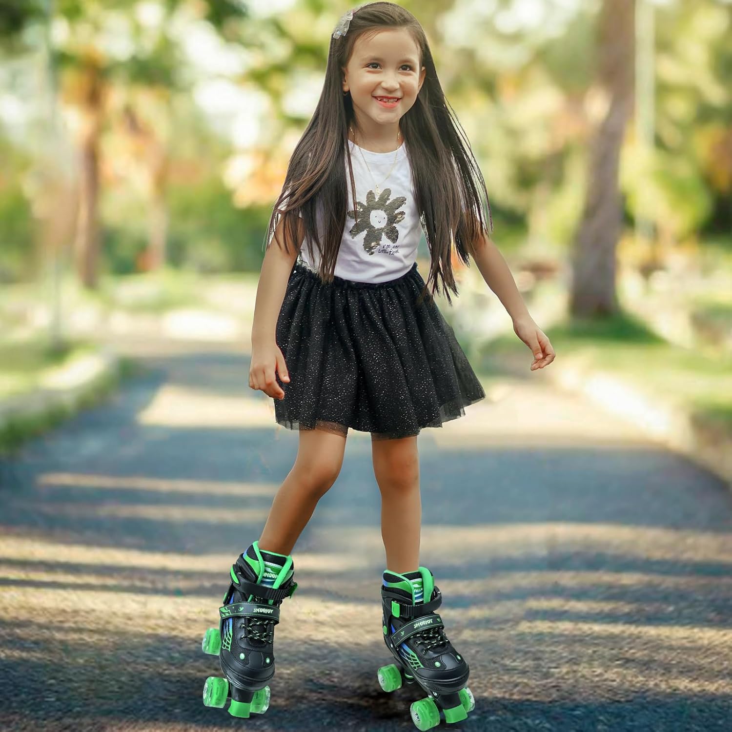 Roller Skates for Boys Girls, Kids Skates, Adjustable Roller Skates with Light Up Wheels for Ages 3-12 RollerSkates for Youth Beginner - Image 7