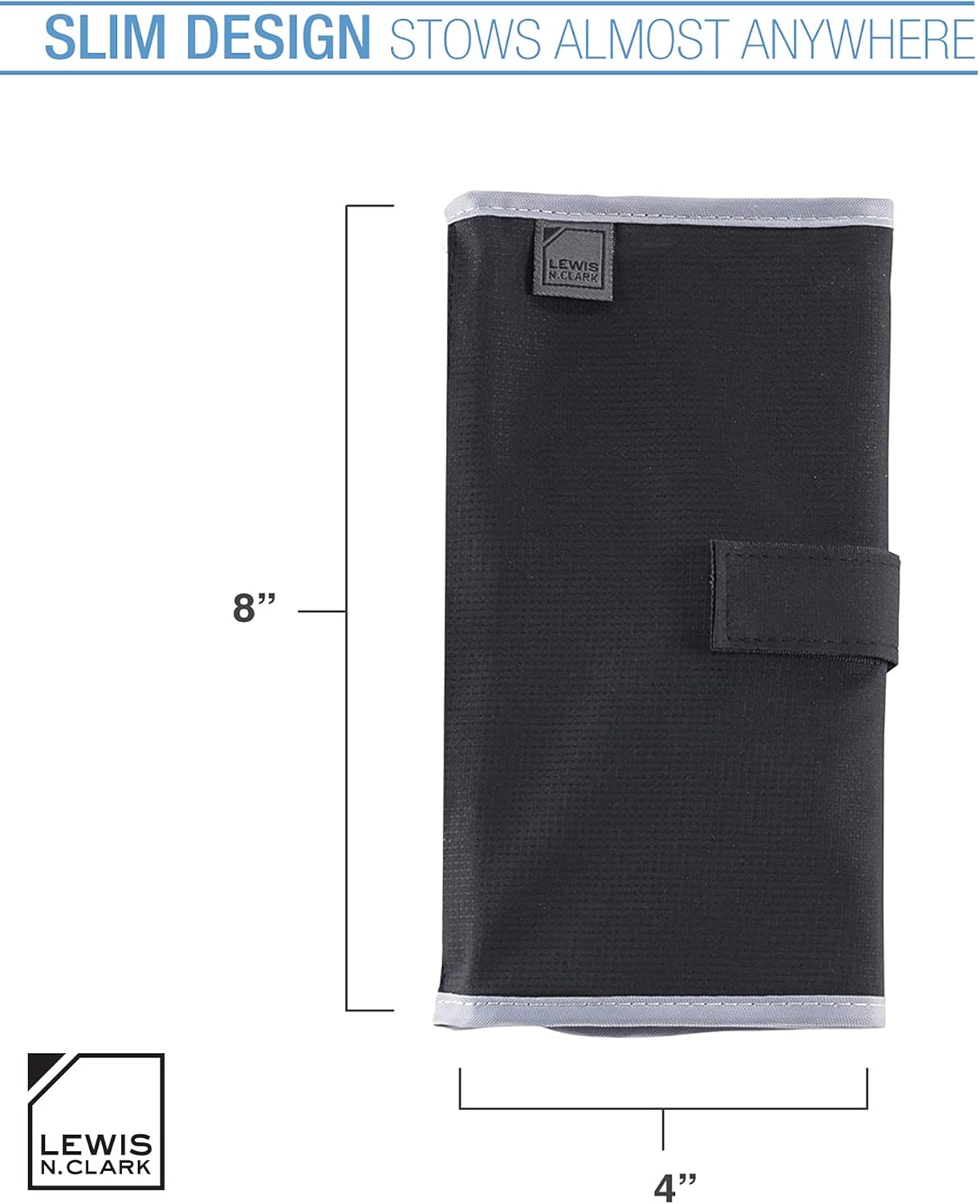 Lewis N. Clark AM/PM Folding Pill Organizer + Supplement Case for OTC Medicine : Health & Household