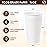 YEEHAW 16 oz 200 Pack Disposable Paper Coffee Cups, Bulk White Hot to Go Cups for Hot Coffee, Hot Liquid, Chocolate, Juice, Hot Beverage Drinkings, Ideal for Cafes, Bistros, Office and Family