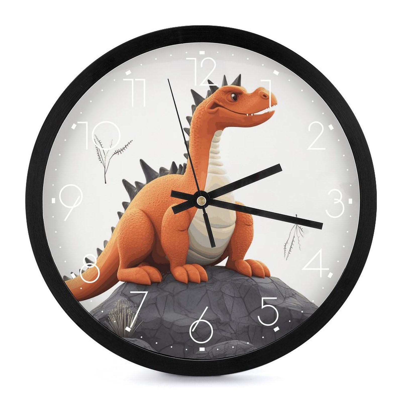 Horloge murale dragon silencieuse grande taille pour salon