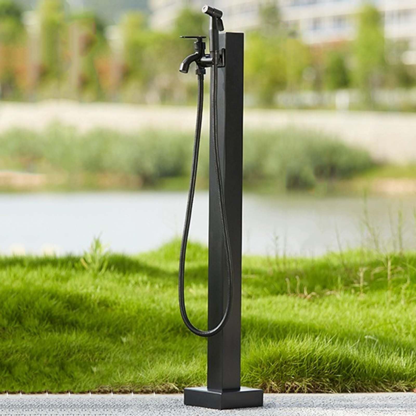 BHGFYXBS Stainless Steel Garden Water Column Faucet Stand - Square Outdoor Hydrant For Decorative Fountain, Irrigation, And Washing, And Stylish Water Feature,size_name-Kit 9