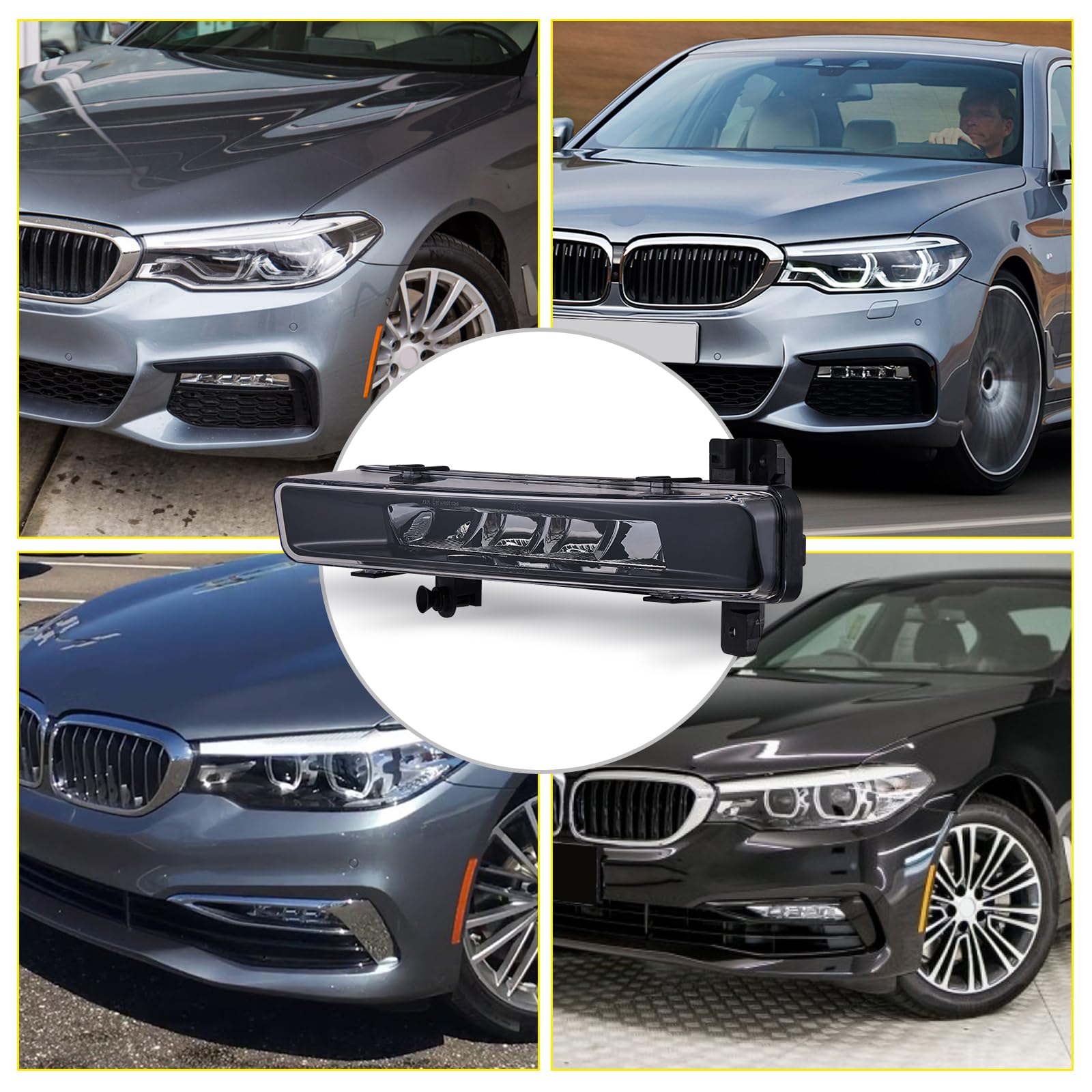 Reflektor przeciwmgielny do G38 ​​530e 530i 540i 640I xDrive 2017-2019 LED fog light dym