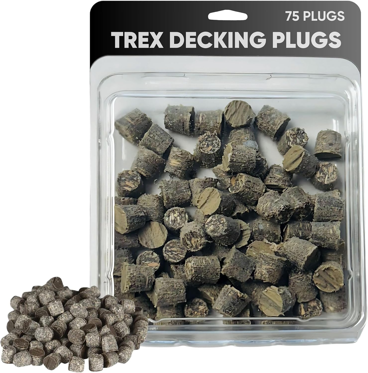 75 Plugs for Decking 1/4” Plug Compatible with Trex decking Systems - Transcend Vintage Lantern