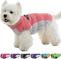 Vista 60 de Chaqueta de invierno para perro, acogedora y reflectante, impermeable, resistente al viento, cálida prenda para mascotas, cómoda ropa de forro polar