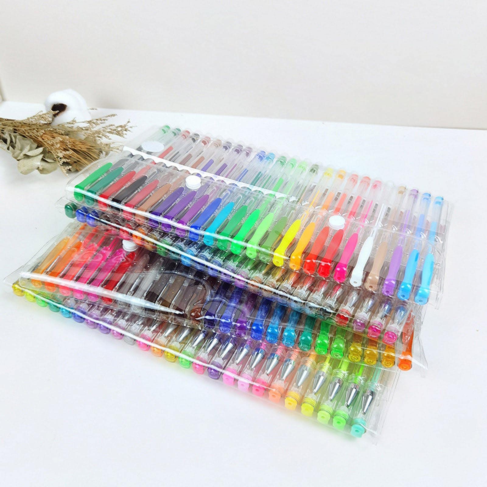 Penne gel Set da 100 colori per libri da colorare Penna gel colorata Punta fine da 0, 5 mm Ideale per bambini Scarabocchi per adulti Scrapbooking