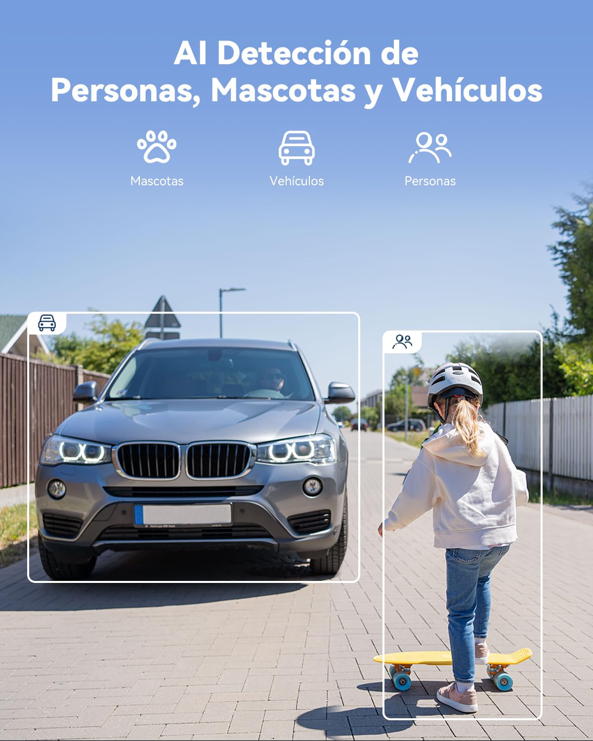 Imou 4K 8MP Cámara Vigilancia PoE, Cámara WiFi Exterior, Cruiser SC