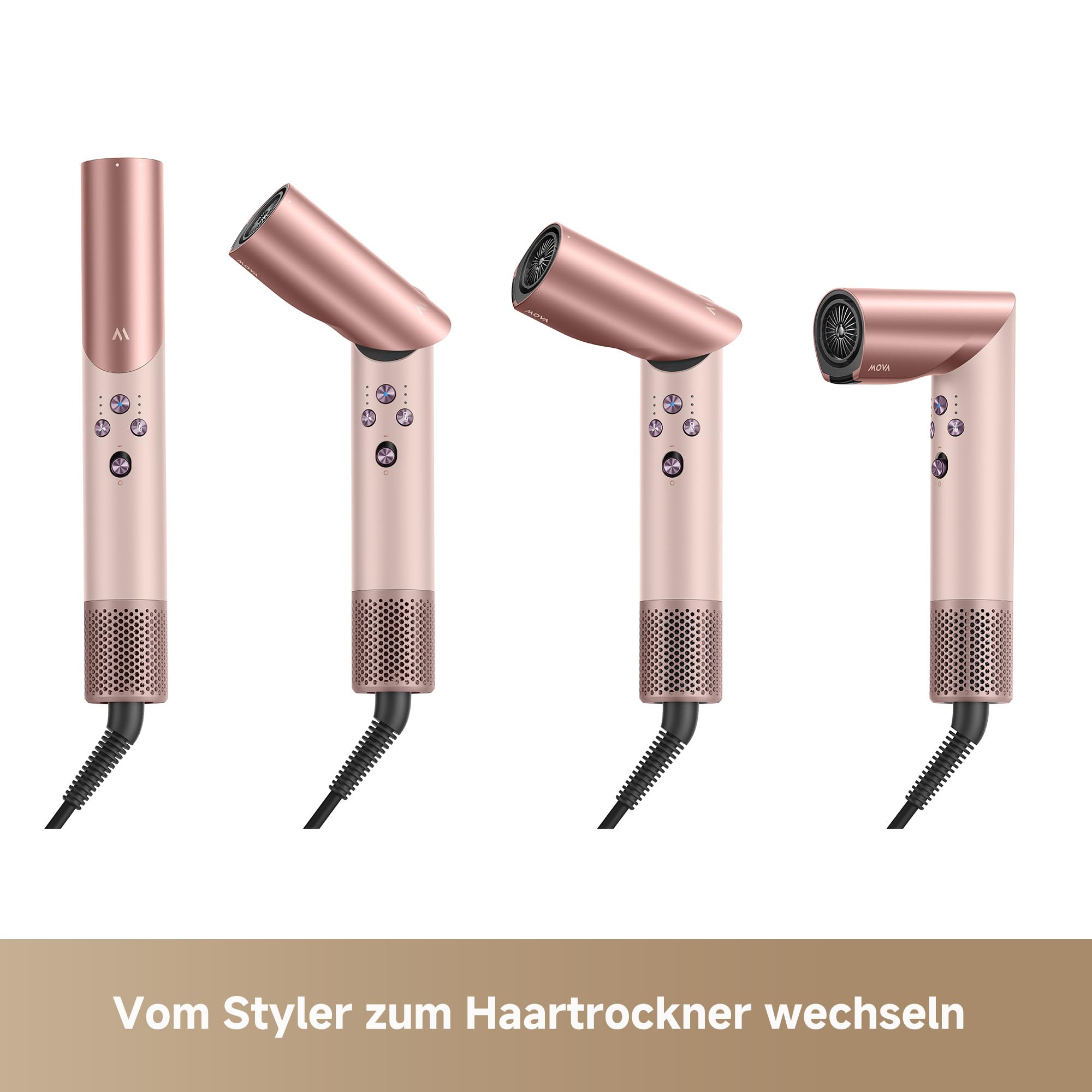 MOVA Master 10 Multi-Styler 7-in-1 Haartrockner & Styler Locken Glätten Volumen Schnelltrocknen Geschenkset