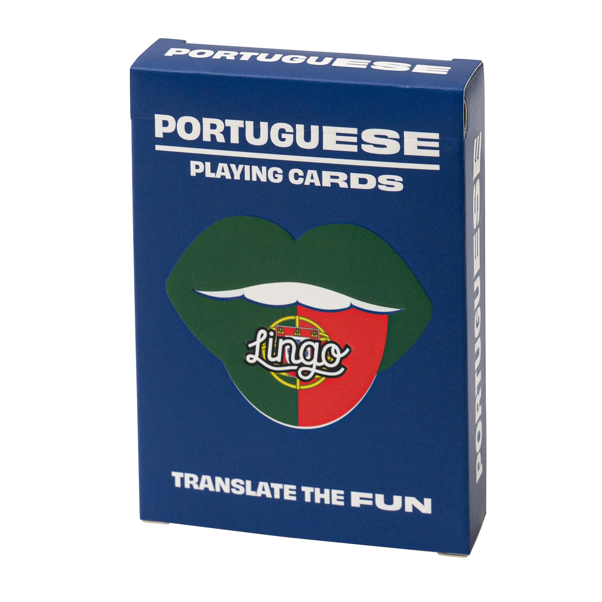 Portuguese Lingo Playing Cards | Travel Flashcards | Learn Portuguese Vocabulary in A Fun & Easy Way | 52 Essential Translations