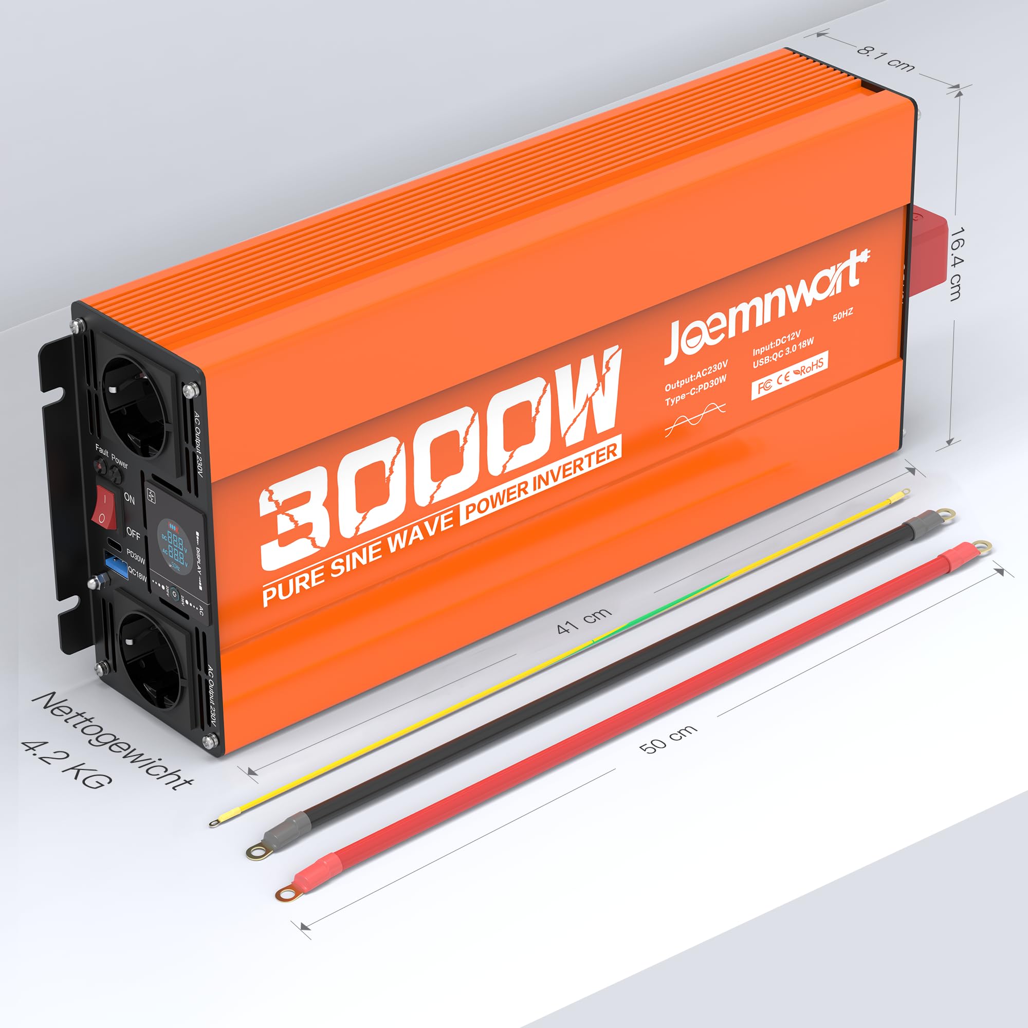 Falownik 3000 W 12 V
