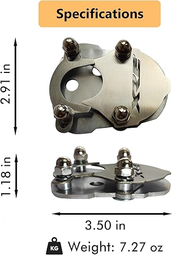 Miniatura 4 de Ampliadora de pie lateral para motocicleta compatible con Honda XRE 300