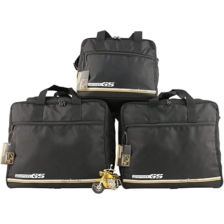 made4bikers Promotion-Bag: Set Koffer UND TopCase Innentaschen passend für BMW R1250GS-LC (K51) ADVENTURE ab Bj. 2018 (R1250 GS) mit ALU-Koffern