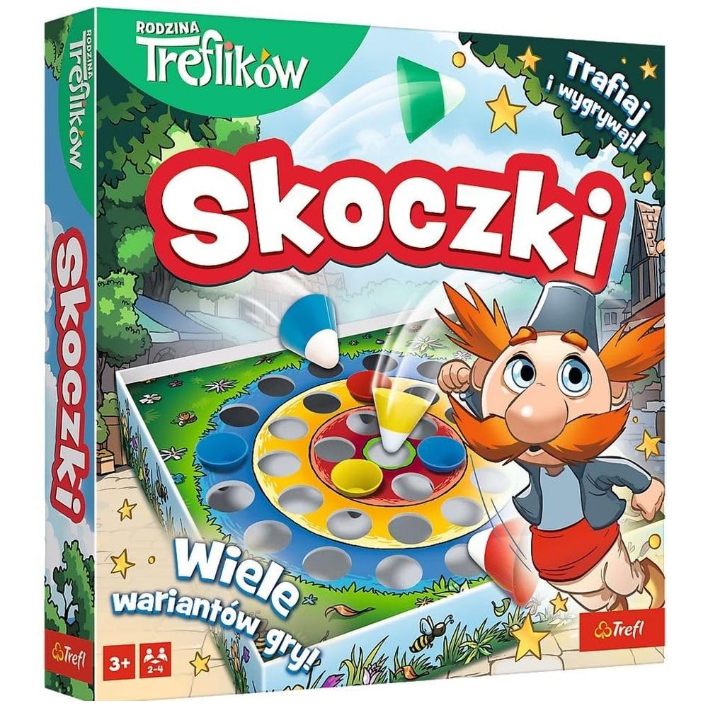 Rodzina Treflików Skoczki Trefl Polska Gra Planszowa Polish Board Game Po Polsku