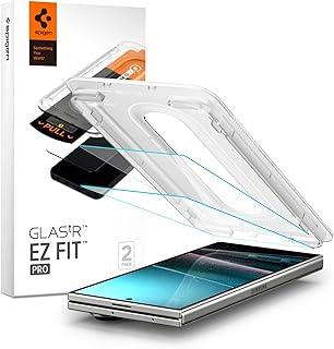 Spigen Galaxy Z Fold7 ガラスフィルム EZ Fit Pro 貼り付けキット付き 9H硬度強化ガラス ナノコーティング 飛散防止 2枚入 AGL09576