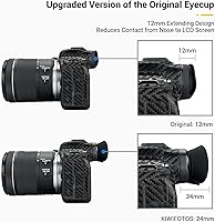 Vista 12 de EOS R10 Eyecup Eyepiece,Soft Silicon Extended Camera Eye Cup Viewfinder especialmente diseñado para cámara sin espejo Canon EOS R10