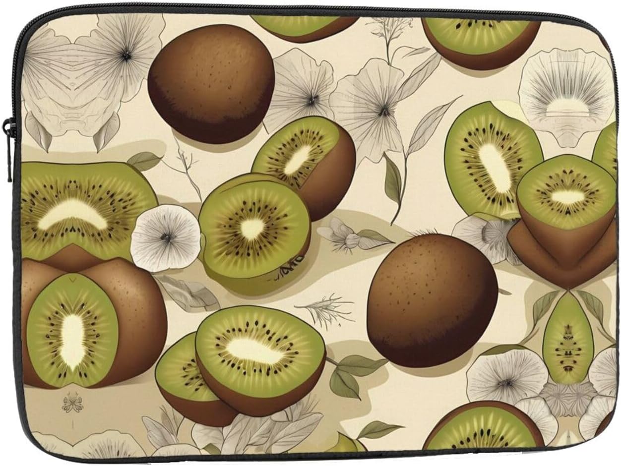 Beautiful Kiwi Fruit Printed 12 inch Laptop Case, Business/Office Commuter Laptop Case