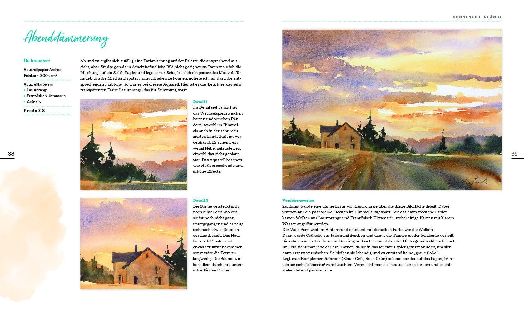 Mein Atelier Aquarellmalerei - Himmel & Wolken: Stimmungsvolle Bilder Step by Step malen