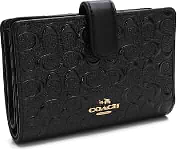 コーチ COACH デボスド シグネチャー パテント レザー折財布 COACH コーチ エンボスパテントレザー 折財布 F25937