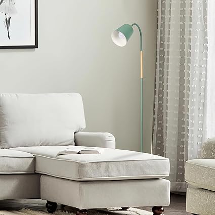 ANTENLICHT ANTENLICHT VILI | Leeslamp vloerlamp E27 fitting max 60W draaibare vloerlamp voor woonkamer slaapkamer studeerkamer vloerlamp Nordic met hoogte 159cm, bosgroen (zonder lamp) photo 3