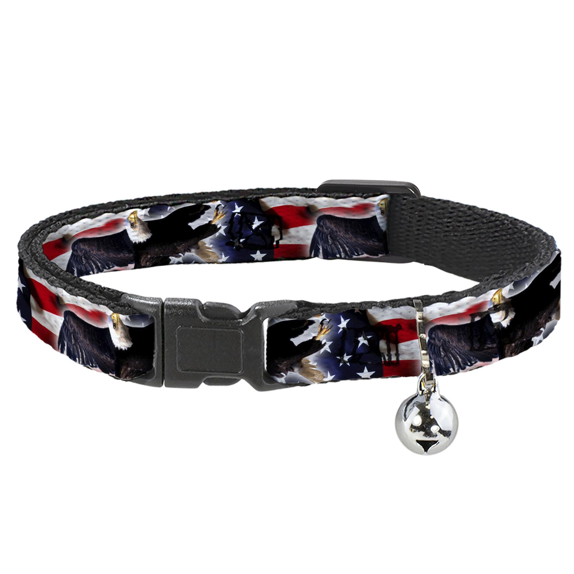 Collar para Gato Breakaway Buckle-Down Verde Mediano de 20 a 30 cm de Longitud 1