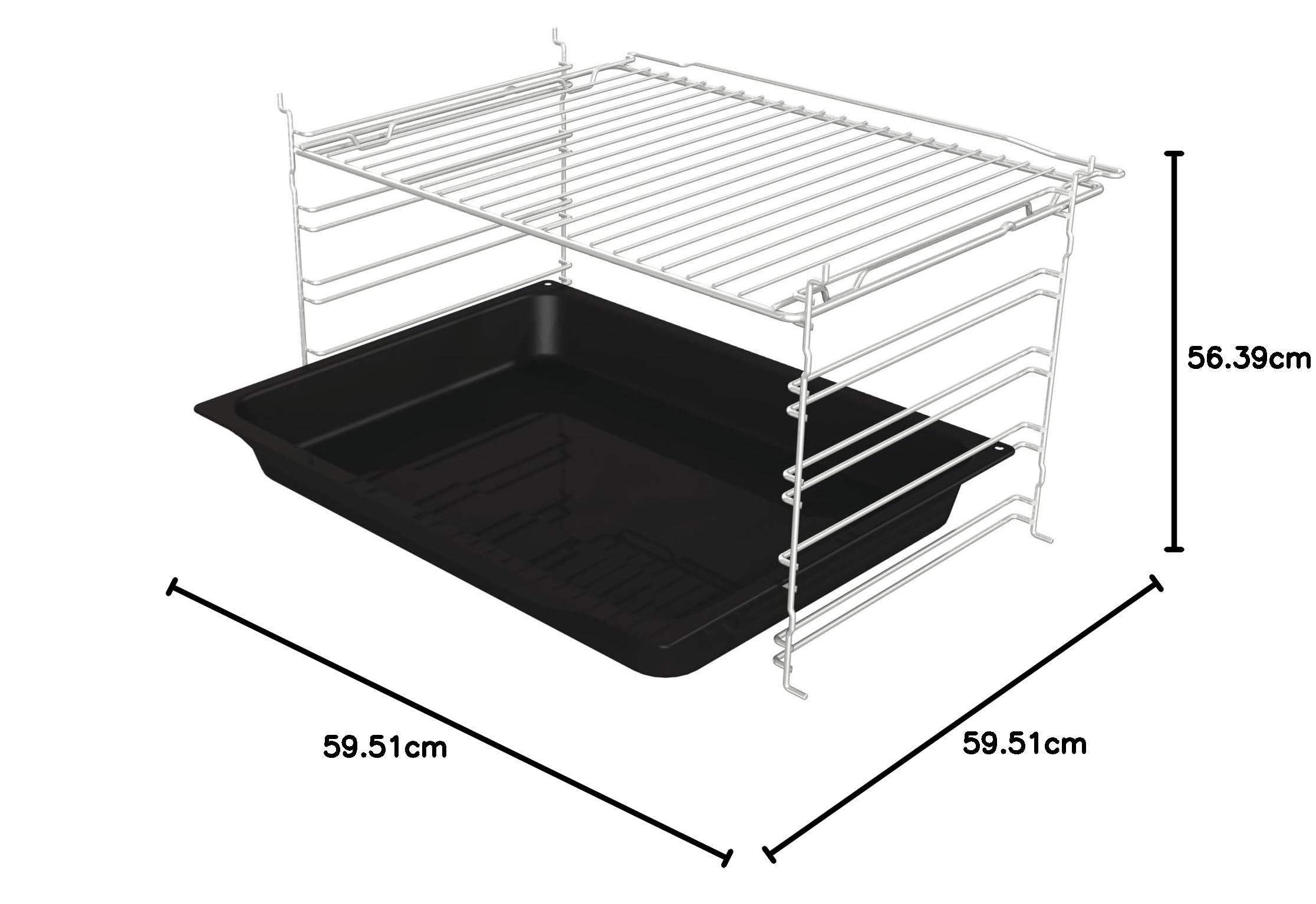 Gorenje Einbaubackofen-Set Jump Set Aqua/C mit Kochfeld ECT641BSC und Backofen BO6735E02BK 77L Pizzamode 300°C PerfectGrill EcoClean-Email Glaskeramik schwarz