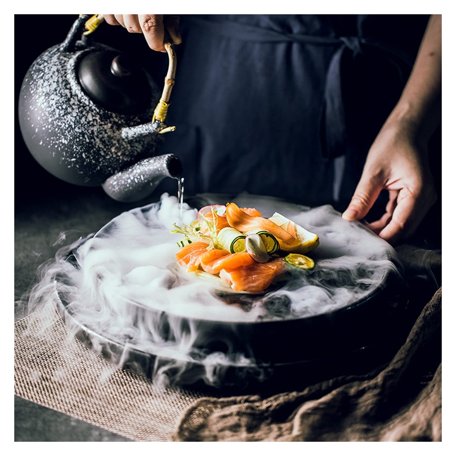 Amazon.co.jp: ディナープレート 陶磁器刺身ドライアイスプレート