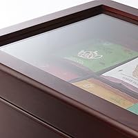 Vista 9 de Apace Living Caja de té (8 compartimentos) nogal oscuro + caja de té (8 compartimentos) palisandro