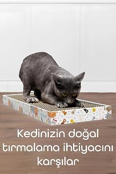 TIRMATA Karton Oluklu Kedi T rmalama Tahtas