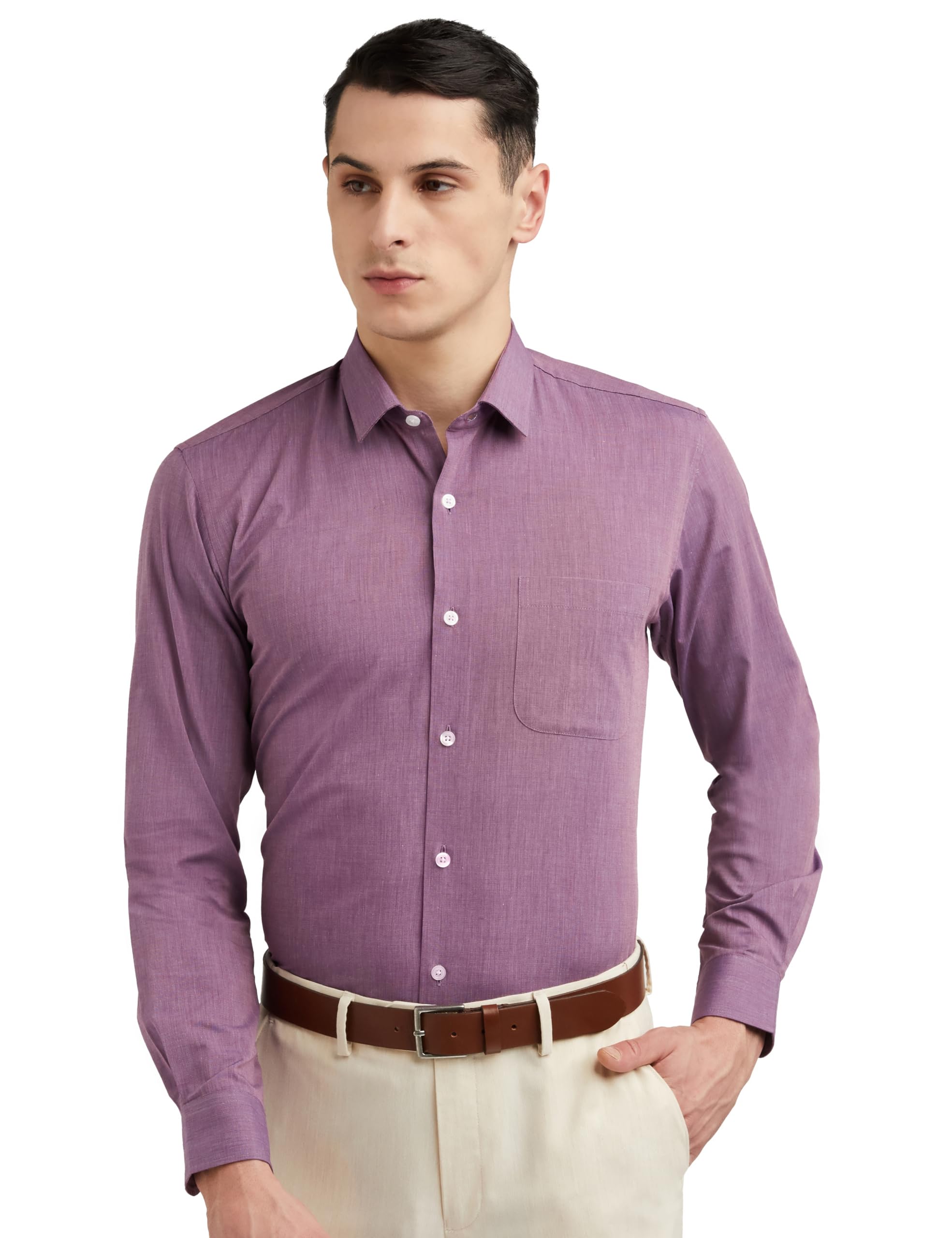 peter england Men's Cotton Regular Fit Shirt-picture-28