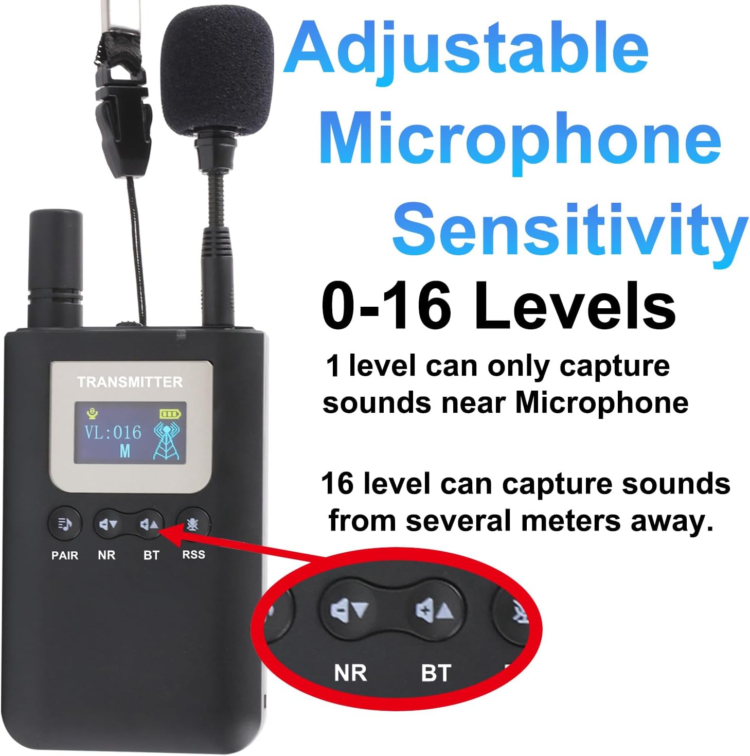 Wireless Tour Guide System, Tour Guide Microphone and Speaker Tour Guide Headsets, 1 Transmitter 30 Receivers 1 Charger 1 Storage Case, Bluetooth Headsets System for Training Church Factory