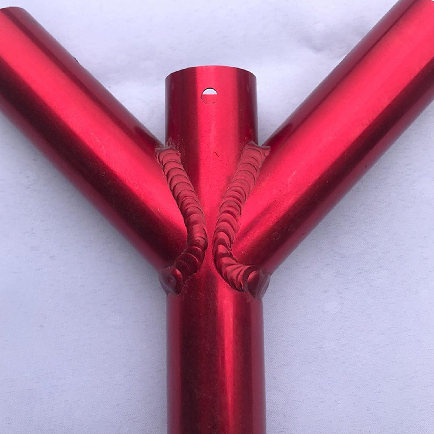 [Leisurealeaneag] 5セットキャンプテントタープポールキャノピーオーニングロッドシェルターサンシェード屋外レッド,